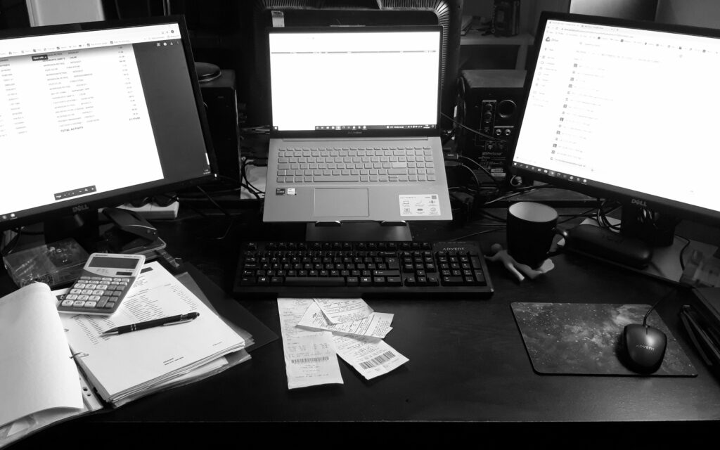 Accounting work station